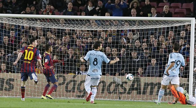 Video bàn thắng: Barca 3-0 Celta (VĐQG Tây ban Nha 2013/14)