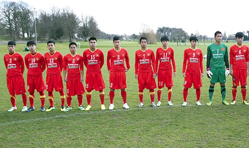 U19 Việt Nam thua 1-2 Liên quân JMG Bỉ-Ghana