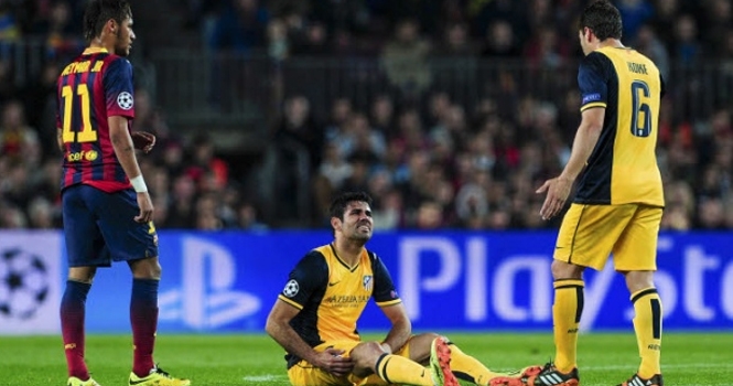 Atletico tiết lộ tình hình chấn thương của Diego Costa