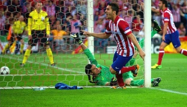 Video bàn thắng: Atletico 1-0 Barca (Champions League 2013/14)