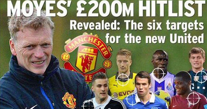 Lộ 6 mục tiêu của Man United trong mùa hè