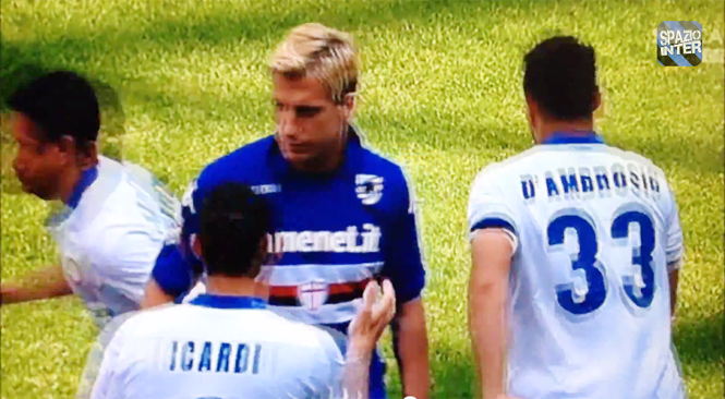 Video bóng đá: Maxi Lopez không thèm bắt tay tình địch Icardi