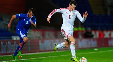 Bale từng lập siêu phẩm chạy nước rút cho tuyển xứ Wales