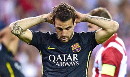 Barca sẵn sàng bán Fabregas nếu được giá