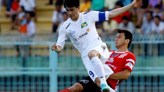 Video bàn thắng: ĐTLA 1-2 SLNA (V.League 2014)