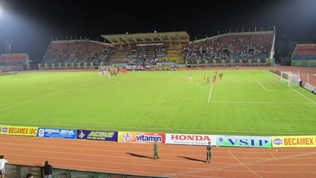 VCK Asian Cup nữ 2014: BTC sân Bình Dương thắt chặt công tác an ninh