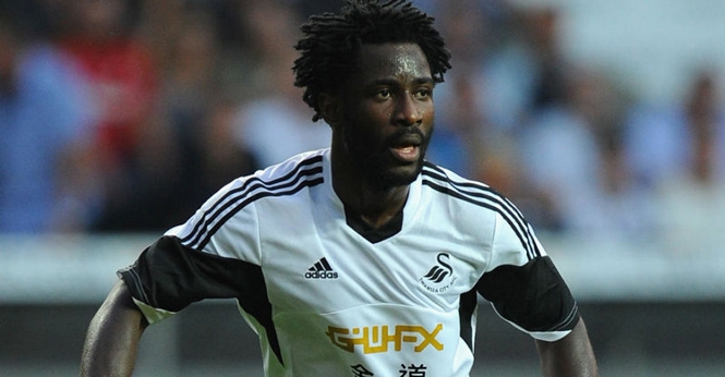 Swansea ra giá bán tiền đạo Wilfried Bony cho Arsenal