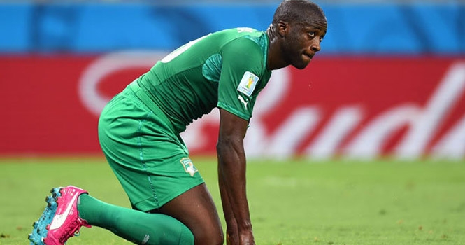 Yaya Toure bị khai thác triệt để tại World Cup 2014
