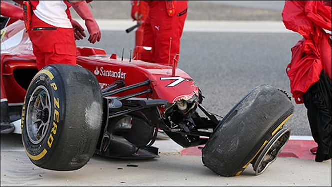 Video F1 2014: Tai nạn suýt chết người của Raikkonen tại Silverstone