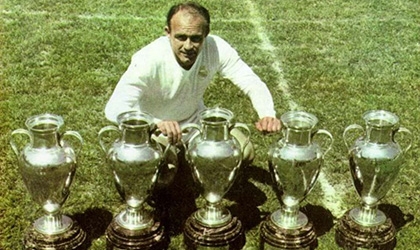 Sự nghiệp lẫy lừng của ‘Mũi tên bạc’ Alfredo Di Stefano