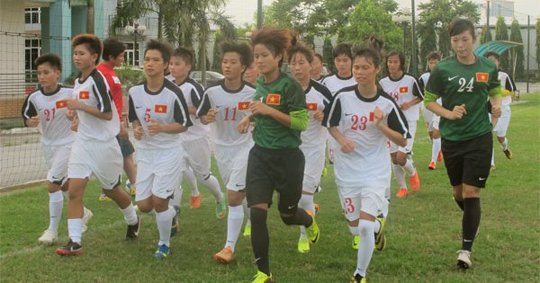 ĐT U19 nữ Việt Nam tập trung chuẩn bị tham dự Giải U19 nữ ĐNÁ 2014