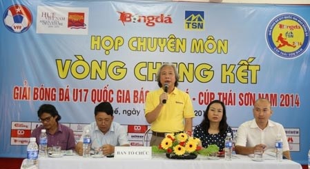 Họp kỹ thuật giải U17 Quốc Gia 2014