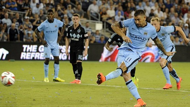 Video bàn thắng: Kansas City 1-3 Man City (Giao hữu CLB)