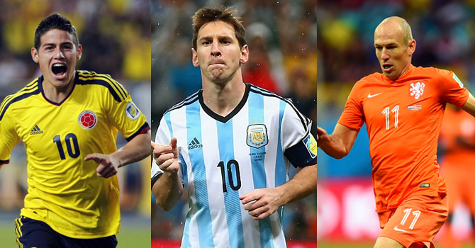 James - Messi - Robben: 3 kèo trái hay nhất làng túc cầu