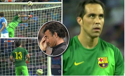 Mắc sai lầm ngớ ngẩn, Bravo mất suất bắt chính tại Barca?