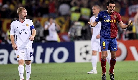 Xavi tiếc nuối vì không được chơi cùng Paul Scholes