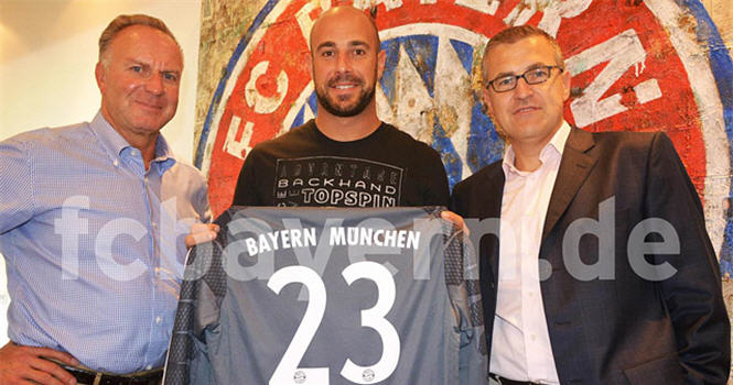 Chuyển Nhượng 8/8: Pepe Reina ký hợp đồng 3 năm với Bayern