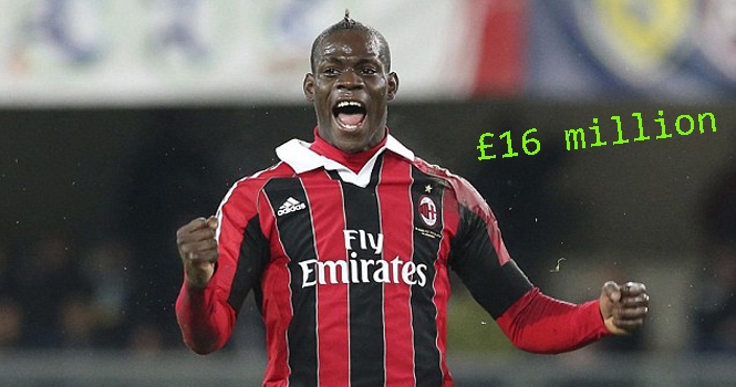 Balotelli chỉ cần ghi 7 bàn/mùa để trả 16 triệu bảng cho Liverpool