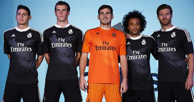 Real Madrid ra mắt áo đấu hoành tráng hình rồng