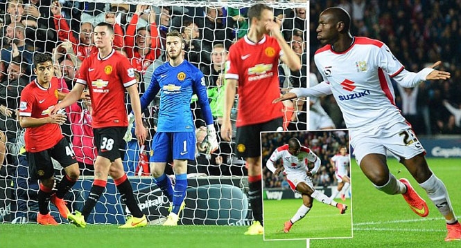Nhận thất bại mất mặt, Man Utd dừng bước ở cúp Liên đoàn
