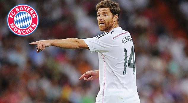 Xabi Alonso có thể rời Real gia nhập Bayern Munich