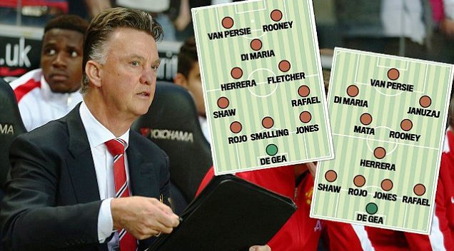 Van Gaal có 2 phương án sắp xếp đội hình với Di Maria