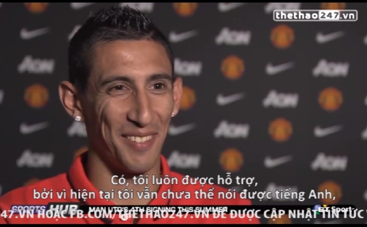 VIDEO: Chia sẻ rất thật của Di Maria trong những ngày đầu đến với Man Utd