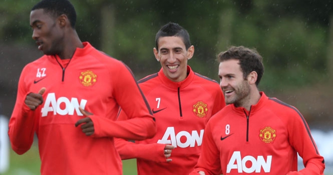 Di Maria tươi rói trong buổi tập đầu tiên tại Man United