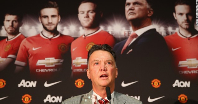 Lần đầu tiên Van Gaal đặt mục tiêu cụ thể cho Man Utd
