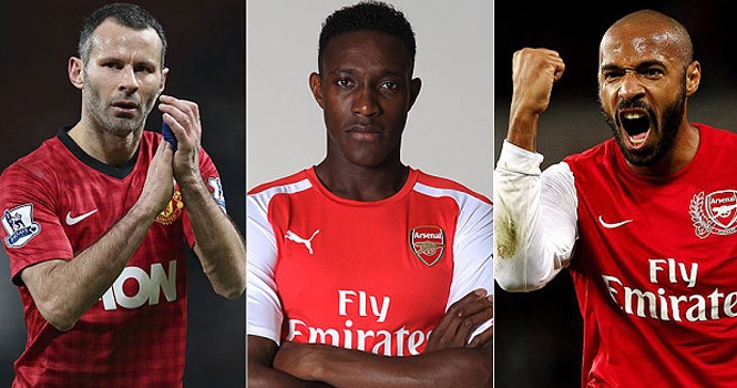 Hai thần tượng của Danny Welbeck đều là những huyền thoại