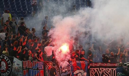 CSKA Moskva thua thảm, CĐV làm loạn sân AS Roma