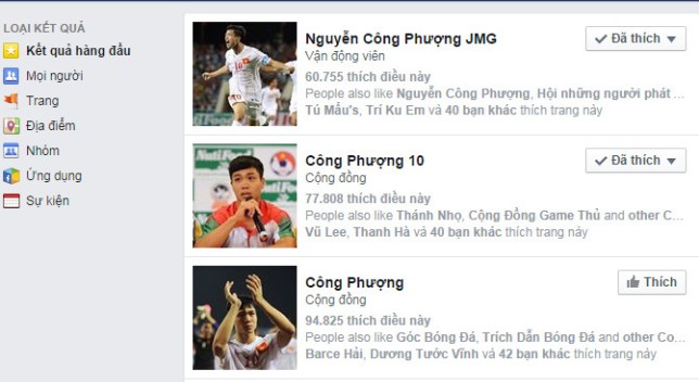 Công Phượng đóng cửa Facebook vì bị giả mạo quá nhiều