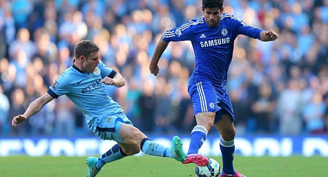 Video clip bàn thắng: Manchester City 1 - 1 Chelsea ( Vòng 5 - Ngoại Hạng Anh 2014/15)