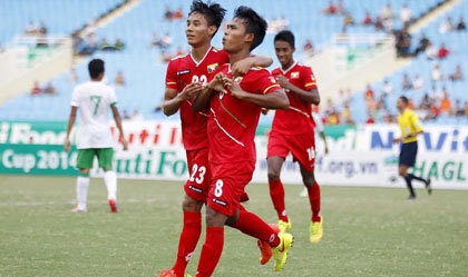 Chơi lấn lướt U19 Yemen, U19 Myanmar có điểm số đầu tiên