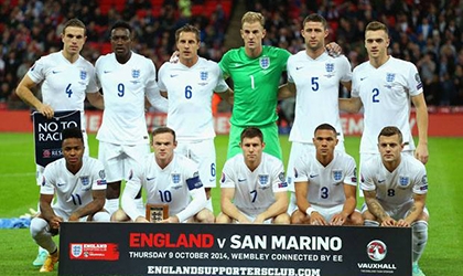 ĐT Anh thi đấu với nòng cốt Arsenal