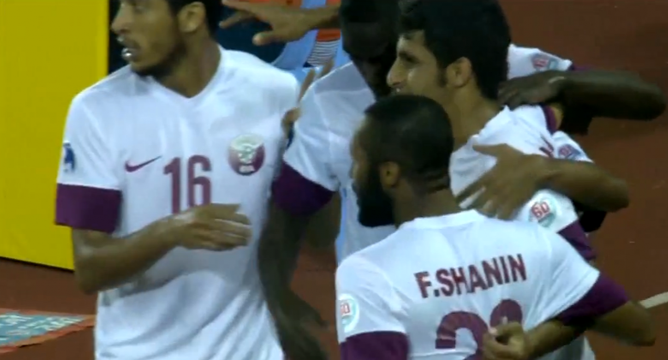 Video clip bàn thắng U19 Trung Quốc 2 - 4 U19 Qatar: Lộ mặt thật