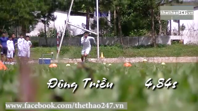 VIDEO: Màn kiểm tra và so sánh tốc độ của các cầu thủ HAGL JMG