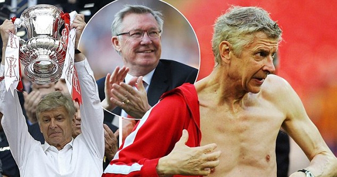 Sir Alex nói gì khi Wenger lại có danh hiệu sau 9 năm?
