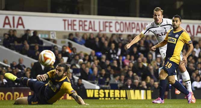 Video clip bàn thắng: Tottenham Hotspur 5-1 Asteras (Vòng bảng Europa League 2014/15)
