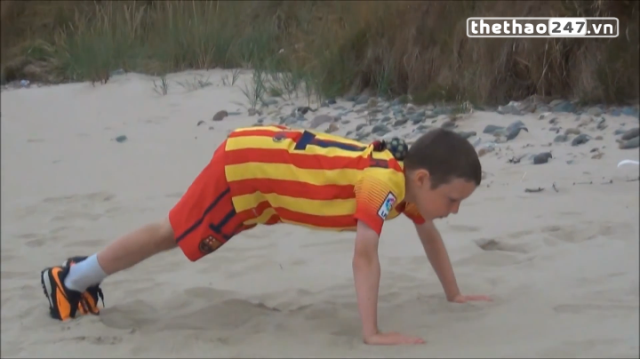 VIDEO: Cầu thủ nhí trình diễn kỹ thuật điêu luyện như Neymar