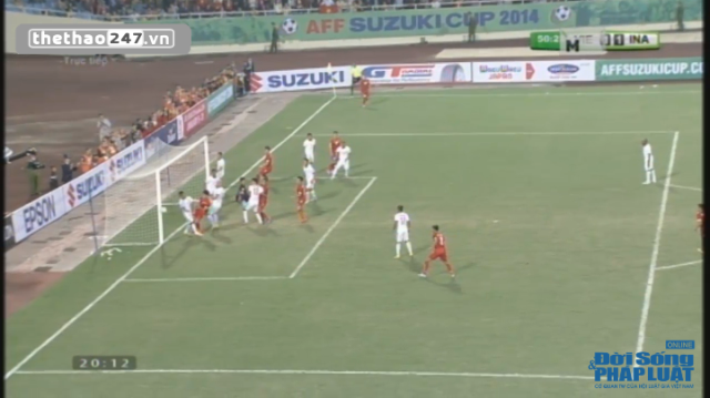 VIDEO: Phút 51 - Tiến Thành bỏ lỡ đáng tiếc (Việt Nam 1-1 Indonesia)