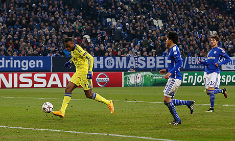 Drogba đóng góp 2 bàn chỉ trong 2 phút
