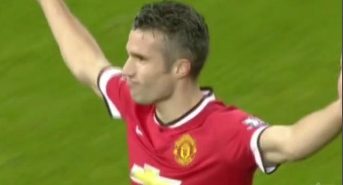 VIDEO: Van Persie nâng tỉ số lên 3-0 cho Quỷ Đỏ