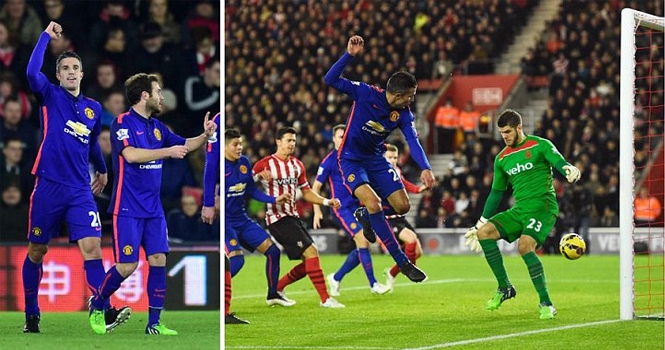 Southampton 1-2 Man Utd: Thắng lợi nhạt nhòa