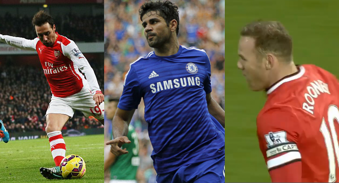 VIDEO: Top 5 bàn thắng đẹp vòng 16 Ngoại Hạng Anh 2014/15