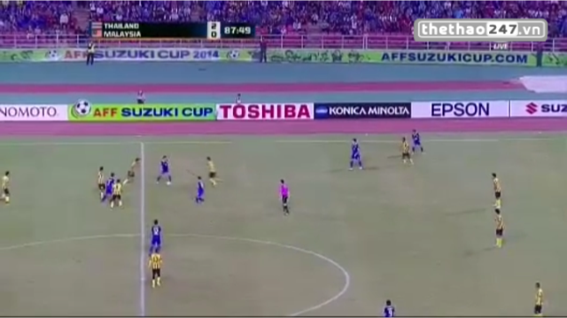 VIDEO: Pha bật nhả tiki-taka của Thái Lan trước Malaysia