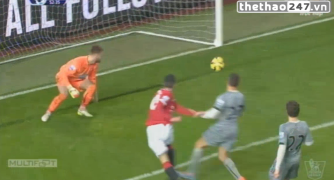 VIDEO: Phút 53 - Van Persie nâng tỉ số lên 3-0 cho MU (MU - Newcastle)