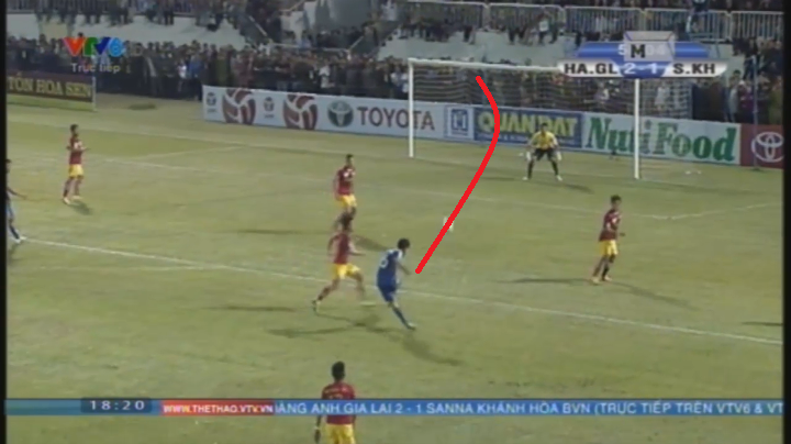 VIDEO: Xuân Trường nâng tỷ số lên 3-1 cho HAGL