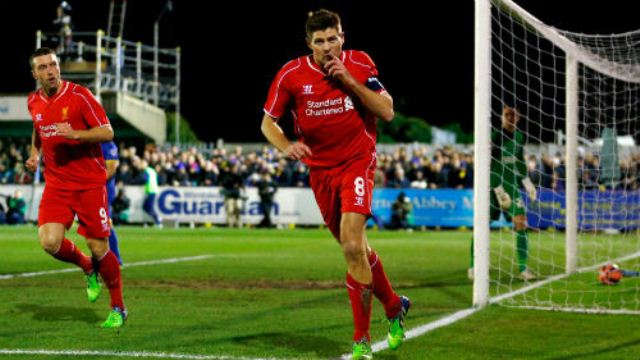 VIDEO: Cú đúp bàn thắng và màn trình diễn ấn tượng của Gerrard trước Wimbledon