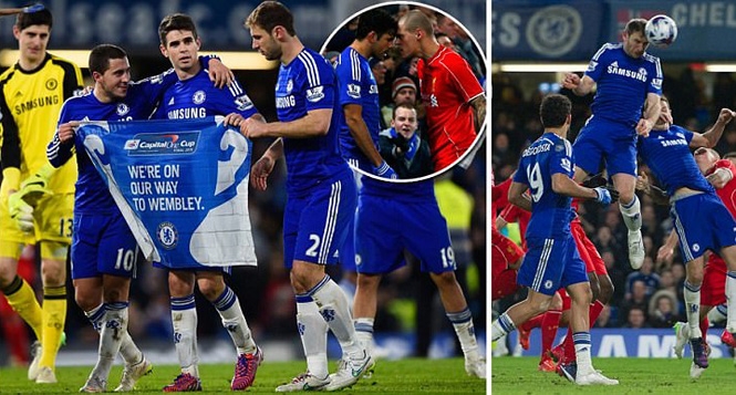 Ivanovic tỏa sáng đưa Chelsea vào chung kết Cup Liên đoàn
